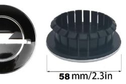  OPEL FELNI KUPAK 58mm - Fekete