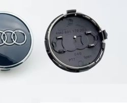  AUDI FELNI KUPAK 61mm  4M06, 8T06, 8W06 - Fekete