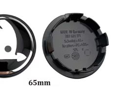  SKODA FELNI KUPAK 65mm 3B7601171 - Fekete